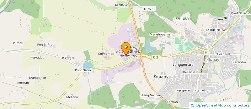 localisation de l'entreprise SA BARAZER TP à PLOUAY