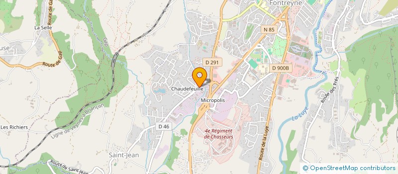 localisation de l'entreprise SA BARNEAUD PNEUS  GAP