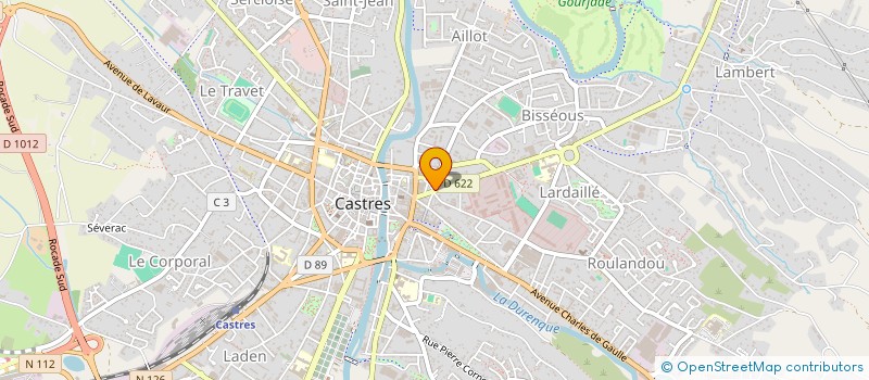 localisation de l'entreprise SA BARTHES RAOUL ET FILS à CASTRES