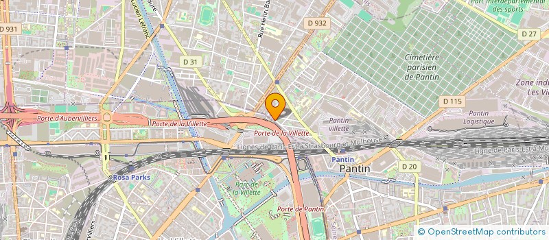 localisation de l'entreprise SA BAT  PANTIN