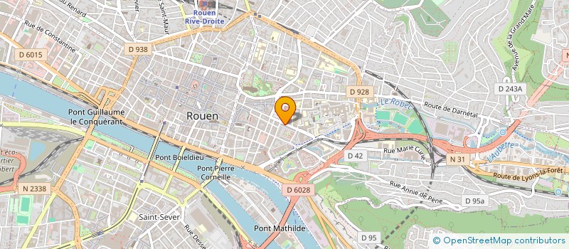 localisation de l'entreprise SA BATIMENT à ROUEN