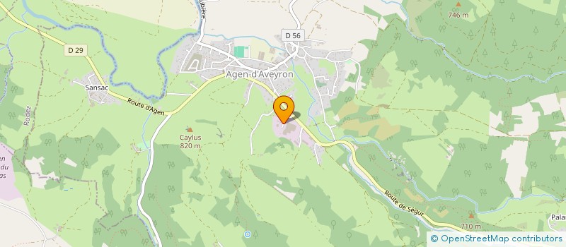 localisation de l'entreprise SA BATUT à AGEN-D AVEYRON