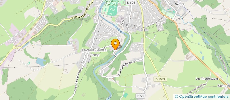 localisation de l'entreprise SA BCL  LAVAULT-SAINTE-ANNE