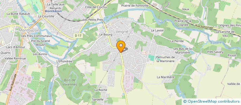 localisation de l'entreprise SA.BE.VI à VEIGNE