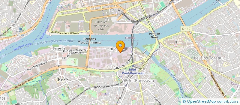 localisation de l'entreprise SA BEAUR à REZE