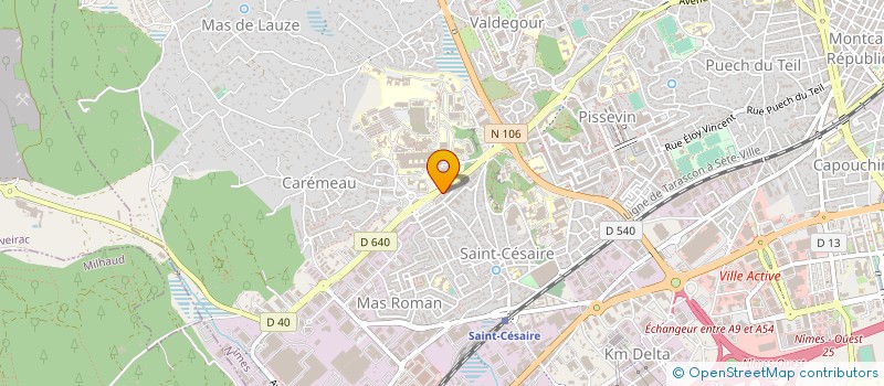 localisation de l'entreprise SA BENSOUSSAN à NIMES