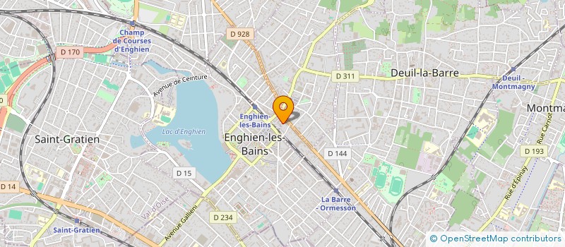 localisation de l'entreprise SA BERARD à ENGHIEN LES BAINS