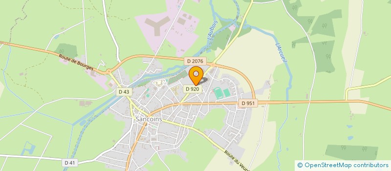 localisation de l'entreprise SA BERRY STOCK à SANCOINS