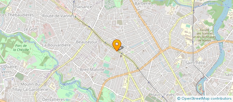 localisation de l'entreprise SA BEST SERVICES  NANTES