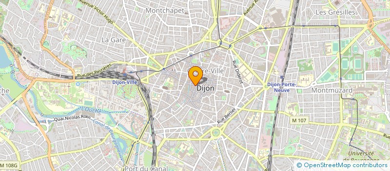 localisation de l'entreprise SA BIJOUTERIE CUPILLARD DIJON à DIJON