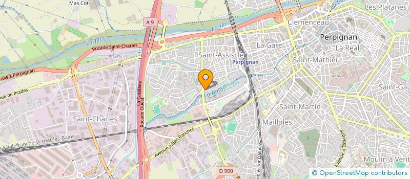 localisation de l'entreprise SA BIOSCA à PERPIGNAN