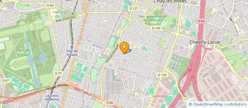 localisation de l'entreprise SA-BL IMMO  L'HAY-LES-ROSES