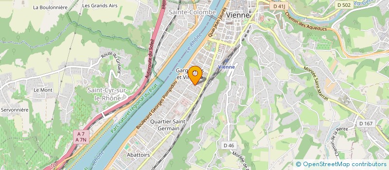 localisation de l'entreprise SA BLPP à VIENNE