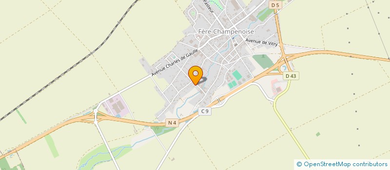 localisation de l'entreprise SA BOUCHE FRERES à FERE-CHAMPENOISE