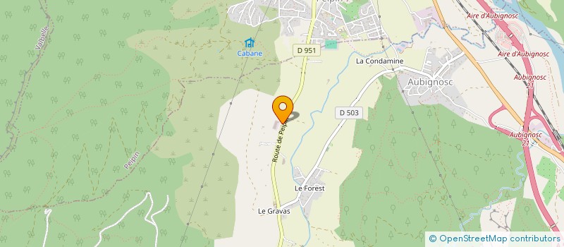 localisation de l'entreprise SA BOUCHET ET FILS à AUBIGNOSC