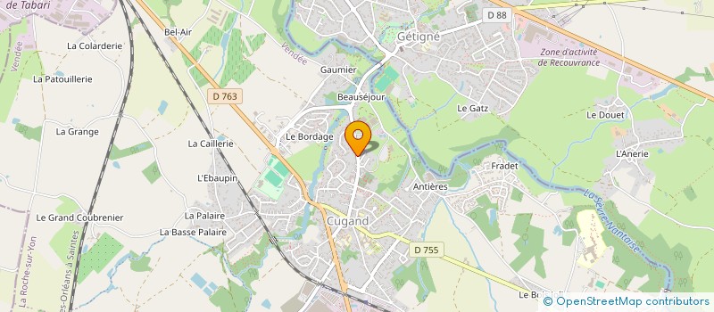 localisation de l'entreprise SA BOUGIES LA FRANCAISE  CUGAND