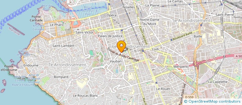 localisation de l'entreprise SA BRETEUIL SPECTACLES à MARSEILLE