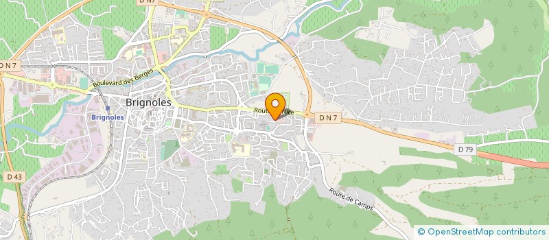 localisation de l'entreprise SA BRIGNOLES AUTOMOBILES à BRIGNOLES