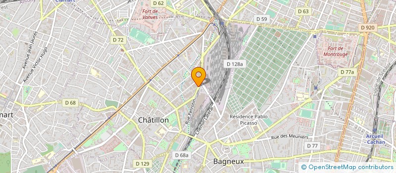 localisation de l'entreprise SA BRONZALUMAX à CHATILLON