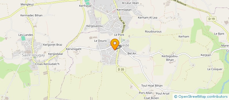 localisation de l'entreprise SA BRULINA à PLOUZEVEDE