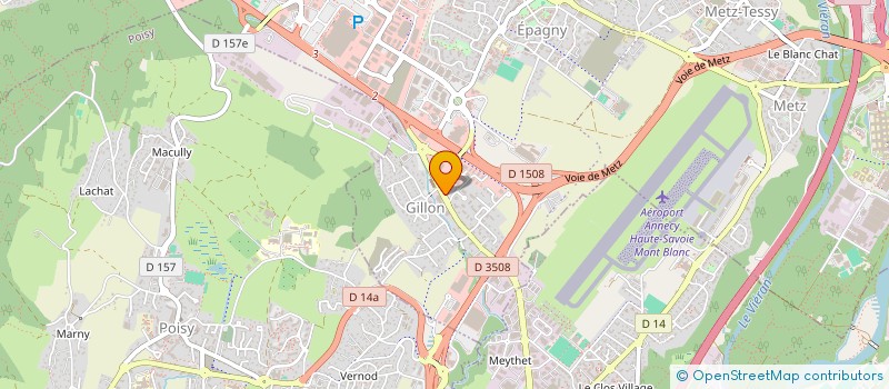 localisation de l'entreprise SA BUFF ANNECY à EPAGNY METZ-TESSY