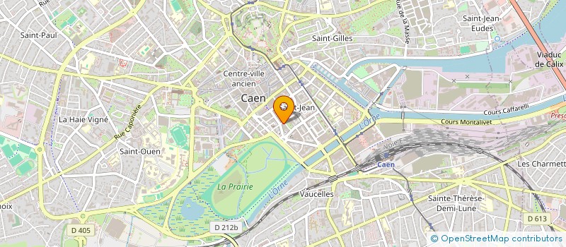 localisation de l'entreprise SA C.D.H. à CAEN