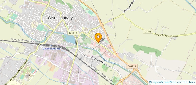 localisation de l'entreprise SA C17 à CASTELNAUDARY
