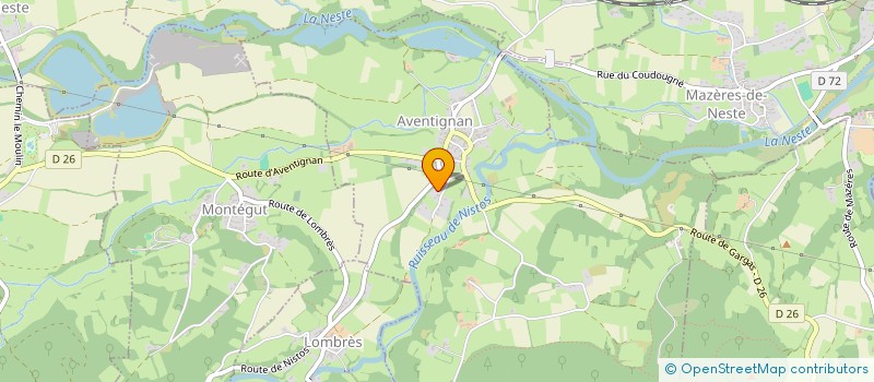 localisation de l'entreprise SA.CA  AVENTIGNAN