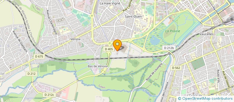 localisation de l'entreprise SA CAEN BASKET CALVADOS REGION BAS NORMA à CAEN