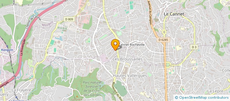 localisation de l'entreprise SA CAMPANELLA à LE CANNET