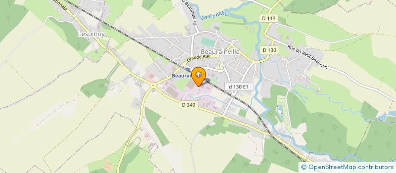 localisation de l'entreprise SA CAMPHES à BEAURAINVILLE