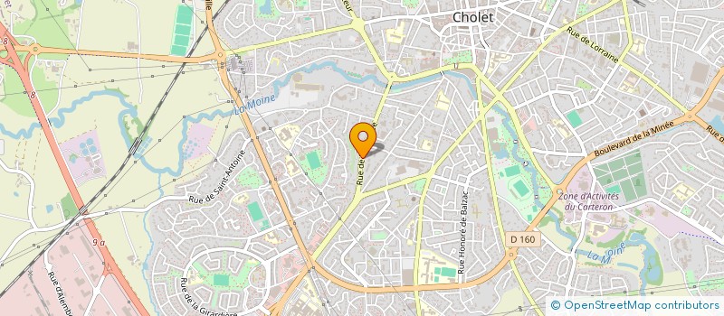 localisation de l'entreprise SA CANFI à CHOLET