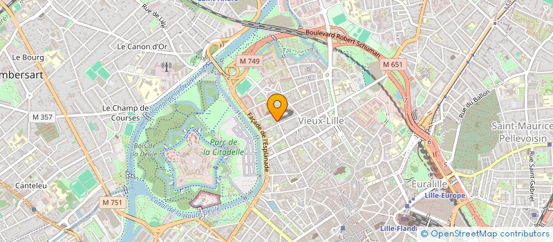 localisation de l'entreprise SA CAROS à LILLE
