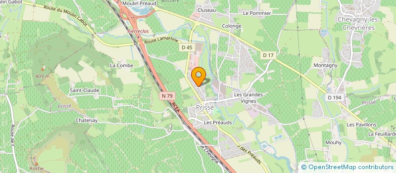 localisation de l'entreprise SA CARRARA-AULAS-TRAITEUR SALAIS VIANDES à PRISSE