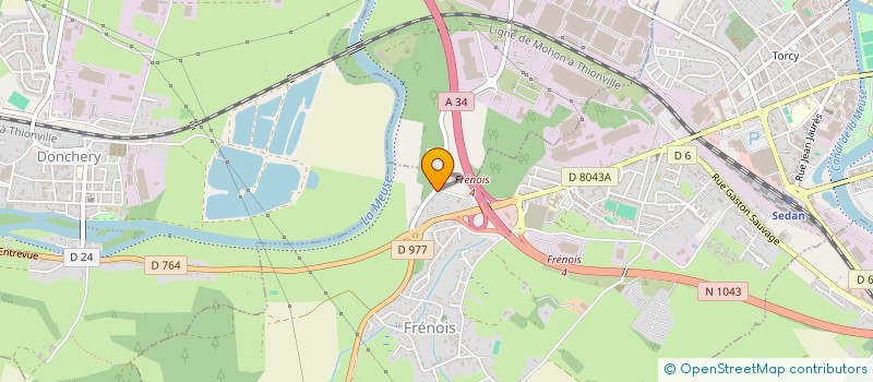 localisation de l'entreprise SA CARS CLAUDE MEUNIER  GLAIRE