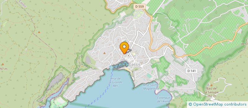 localisation de l'entreprise SA CASSIS DISTRIBUTION à CASSIS