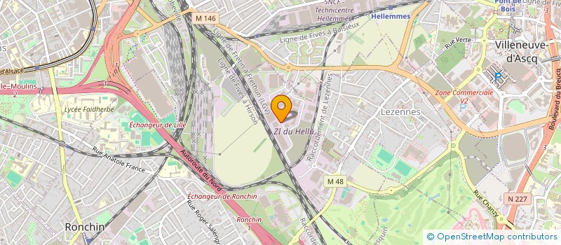 localisation de l'entreprise SA CASTEL AUTO à LEZENNES