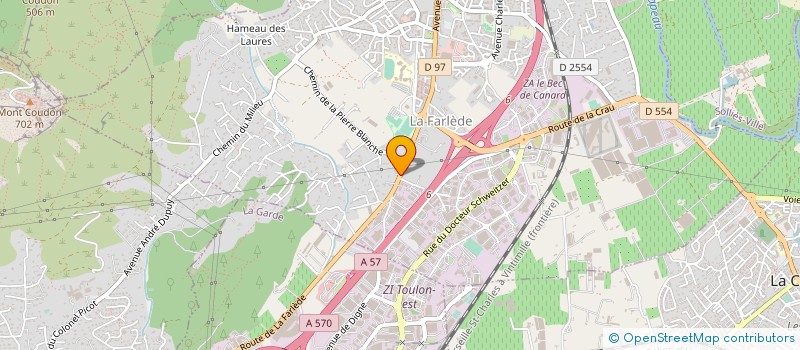 localisation de l'entreprise SA CATALVER à SOLLIES-VILLE