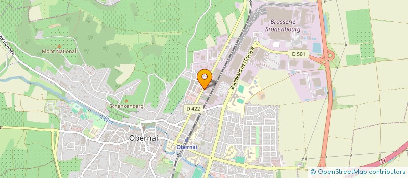 localisation de l'entreprise SA CATENNE CHARLES à OBERNAI