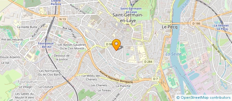 localisation de l'entreprise SA CAUSTEROU 65  SAINT-GERMAIN-EN-LAYE