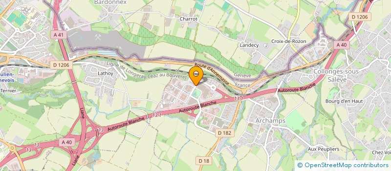 localisation de l'entreprise SA CELOGEN  ARCHAMPS