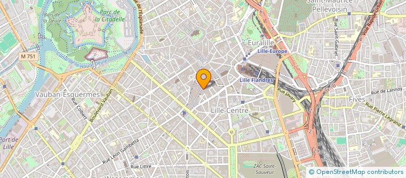 localisation de l'entreprise SA CENTRAFAIR à LILLE