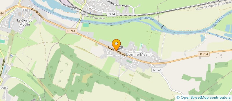 localisation de l'entreprise SA CENTRE CARAVANING DE L'EST à DOM-LE-MESNIL