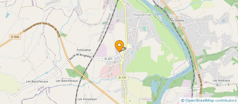 localisation de l'entreprise SA CENTRE PALETTE SERVICE à HAUTERIVE