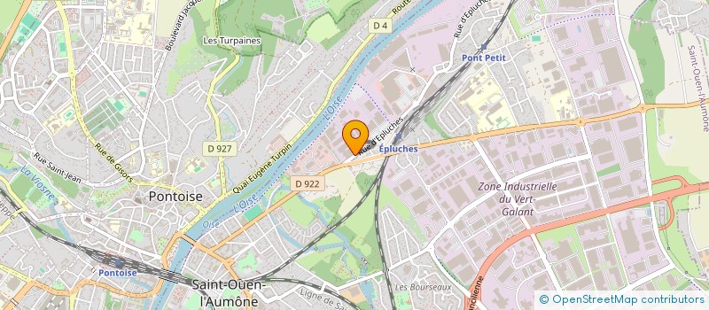 localisation de l'entreprise SA CENTRINOX à SAINT-OUEN-L'AUMONE