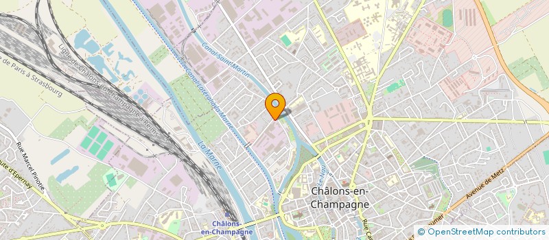 localisation de l'entreprise SA CERCLE VERT  CHALONS-EN-CHAMPAGNE