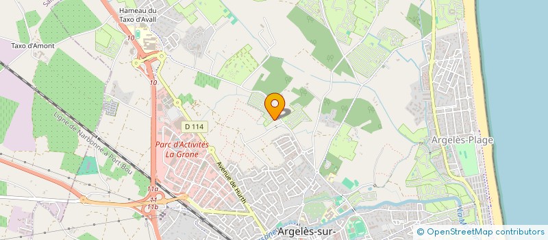 localisation de l'entreprise SA CHAINE DES CAMPS NEIGE ET PLAGE à ARGELES-SUR-MER