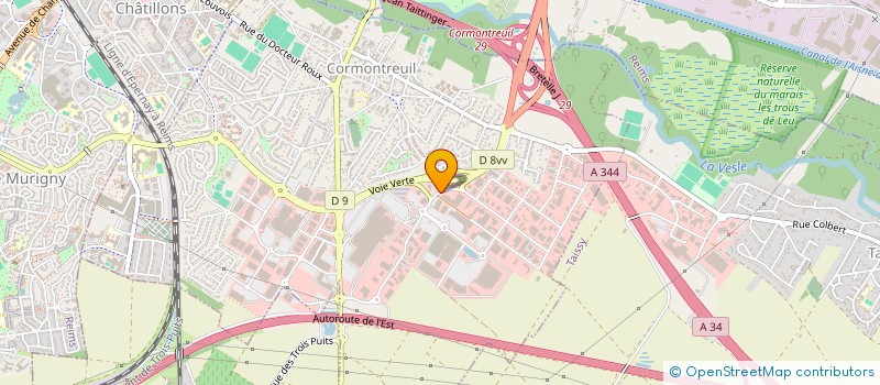 localisation de l'entreprise SA CHAMPIGNY à CORMONTREUIL