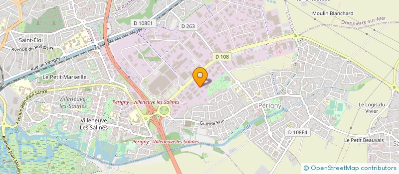 localisation de l'entreprise SA CHANTIERS AMEL à PERIGNY