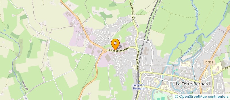 localisation de l'entreprise SA CHASTAGNER ET DELAIZE à LA FERTE-BERNARD